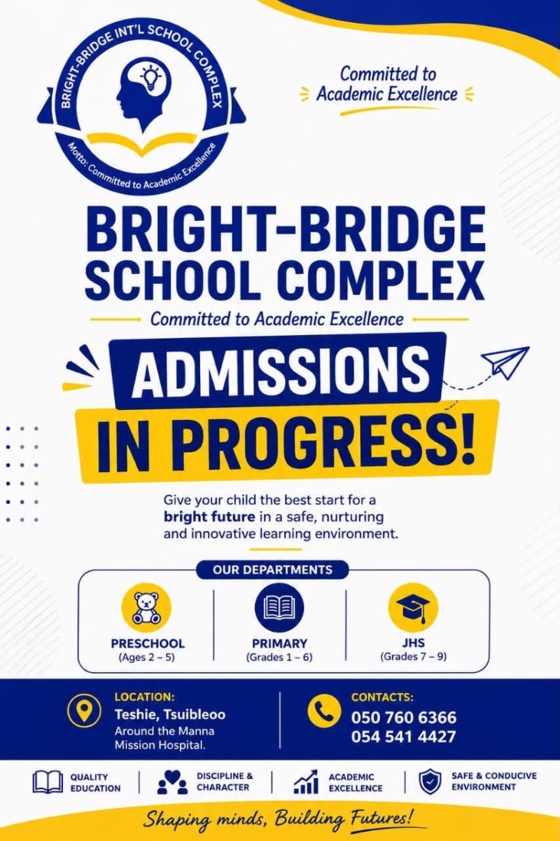 Admissions Are Open